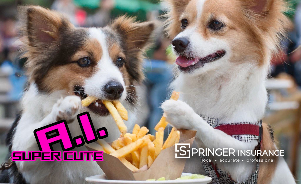 The Cutes AI - Dogs Eating Fries