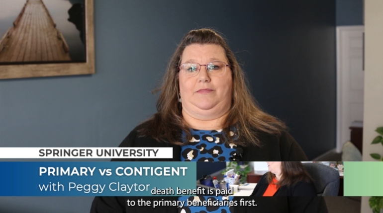 Primary vs Contingent Beneficiaries insurance video