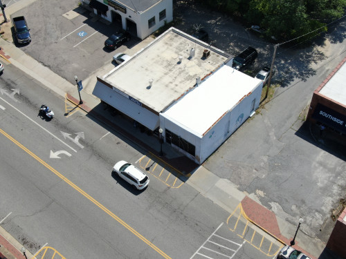 Drone shot of our South Hill location