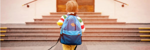 A Child Walking going to school
