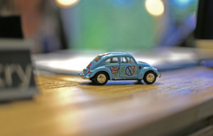 A toy beetle... no coverage!