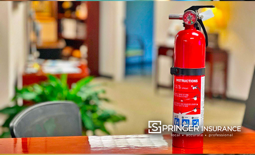 One of our office's fire extinguishers